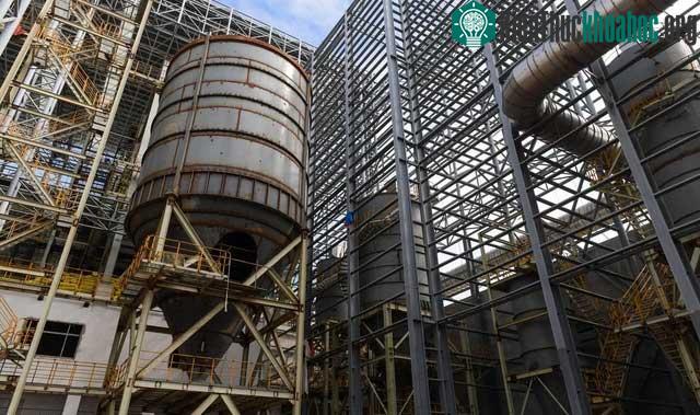 Phần đắt đỏ của nhà máy là khu vực xử lý khí thải.