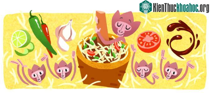 Google Doodle hôm nay tôn vinh món gỏi đu đủ Thái ảnh 2