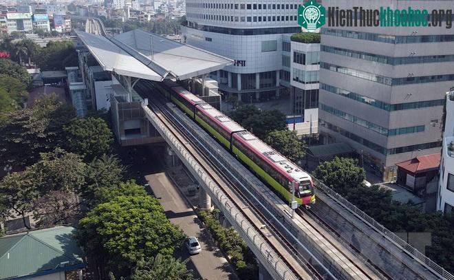 Lộ trình chạy thử đoàn tàu Nhổn-ga Hà Nội