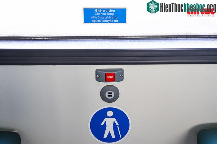 Ghế ưu tiên dành cho người khuyết tật.