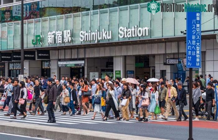 Ga Shinjuku ở Tokyo, Nhật Bản