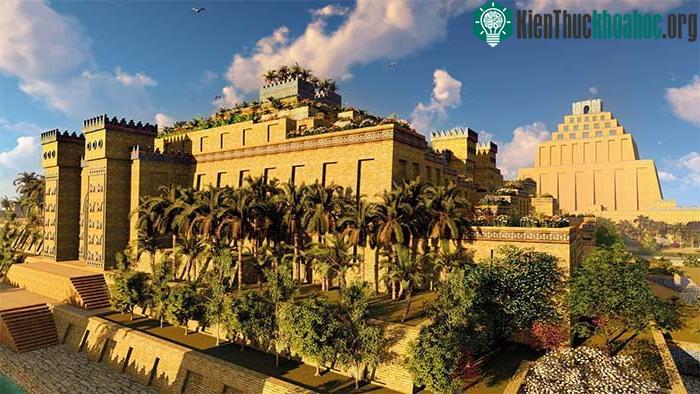 Vườn treo Babylon trong các tác phẩm cổ đại.
