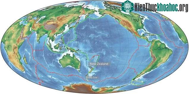 Trái đất có một vùng hút chìm non trẻ ngoài khơi New Zealand