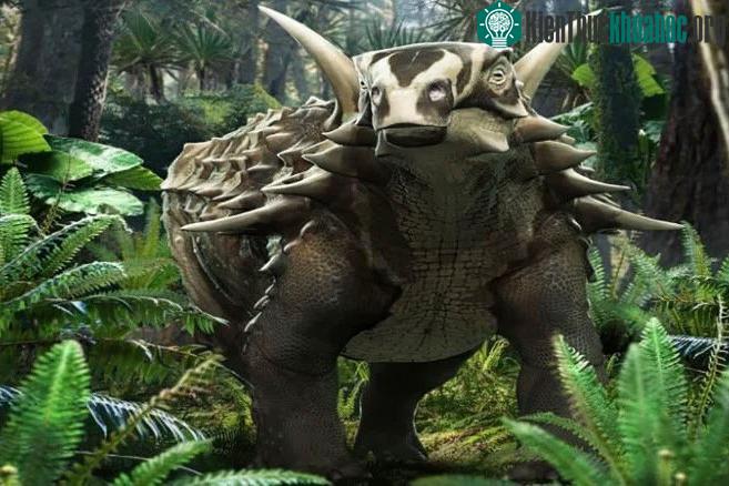 Hình ảnh mô phỏng loài khủng long Struthiosaurus.