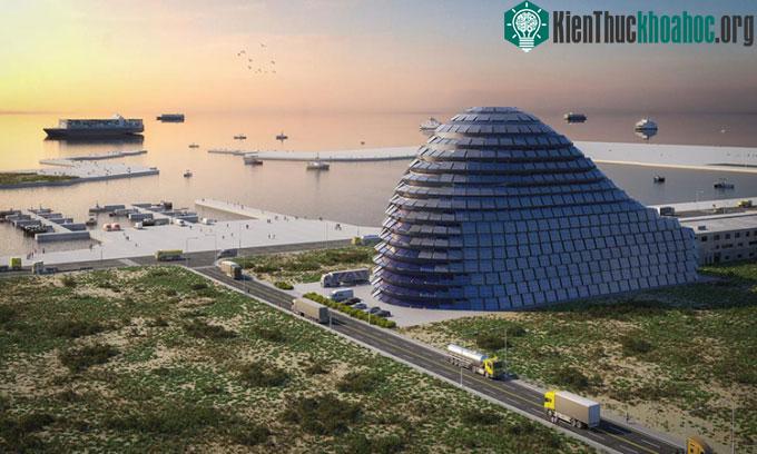 Mô phỏng tòa nhà Sun Rock khi hoàn thành.