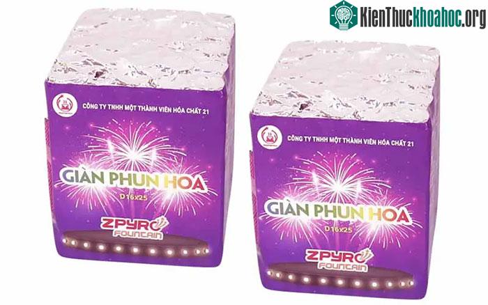 Pháo hoa dàn phun hoa