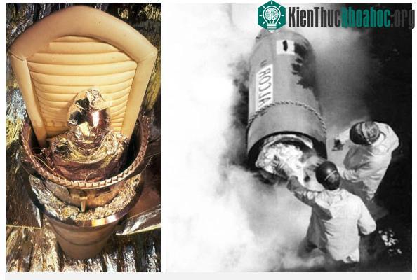 Thùng nitơ được mở ra lần đầu và duy nhất vào năm 1991