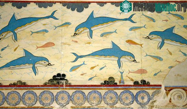 Bức bích họa từ cung điện Minoan tại Knossos, Crete