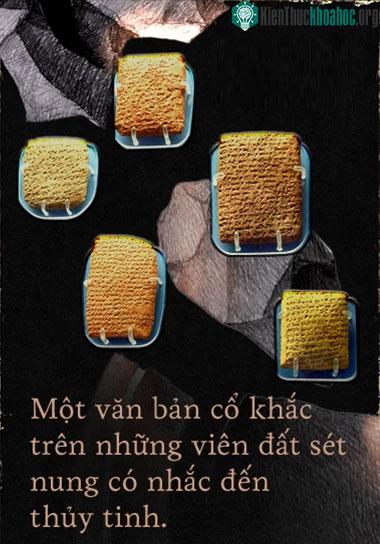 Văn bản cổ trên những tấm đất nung cổ đại