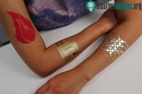 Ảnh Hình xăm thông minh giúp điều khiển điện thoại từ xa