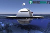 Ảnh Ngôi nhà UFO trôi nổi trên đại dương