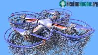 Ảnh Siêu máy tính NASA mô phỏng gió lốc từ máy bay drone