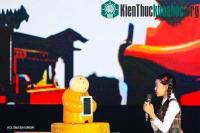 Ảnh Nhà sư robot giới thiệu Phật giáo