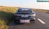 Ảnh Tesla Model S P85D lập kỷ lục đi được 729 km với 1 lần sạc