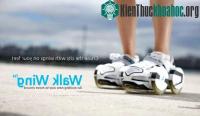 Ảnh Walk Wings - bộ bánh xe gắn vào giày, đi hay trượt đều được