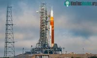 Ảnh NASA đã thử nghiệm tên lửa 98m, chuẩn bị cho sứ mệnh đưa người lên Mặt trăng
