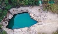 Ảnh Bí ẩn hồ nước trong xanh không đáy ở Trung Quốc: Chuyên gia lặn xuống mới phát hiện chân tướng