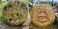 Ảnh Phát hiện bức phù điêu đôi "miệng nhăn nhó" tại Mexico