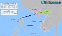 Ảnh Bão số 3 Maon cách Móng Cái 350km, nhiều địa phương ở miền Bắc mưa to
