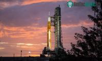 Ảnh NASA hủy phóng sứ mệnh Mặt trăng Artemis 1 vào phút chót do sự cố động cơ