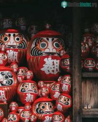 Ảnh Daruma: món quà cầu may siêu đáng yêu của người Nhật Bản
