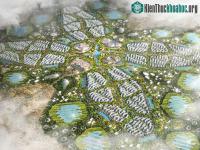 Ảnh Concept "thành phố đi bộ" không carbon cho khoảng 100.000 dân