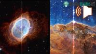 Ảnh NASA công bố video 3 bản nhạc ma quái từ tinh vân và hành tinh khác