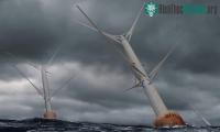 Ảnh Phát triển ra mẫu turbine gió nổi cánh kép công suất 40 MW