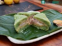 Ảnh Bánh chưng bị cắt phần bị mốc còn ăn được không?