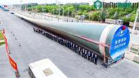 Ảnh Trung Quốc trình làng turbine gió lớn nhất thế giới, diện tích sải cánh quét qua rộng hơn 9 sân bóng đá