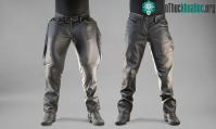 Ảnh Quần jeans tự phồng giúp việc bảo vệ người đi xe máy
