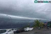Ảnh Đám mây "nấc thang lên thiên đường" xuất hiện trên bầu trời Malaysia