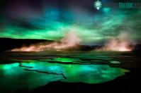 Ảnh Hình ảnh cực quang kỳ ảo hòa cùng dòng nước ngầm Yellowstone