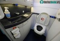 Ảnh Lý do bạn hạn chế dùng giấy vệ sinh trên máy bay