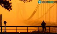 Ảnh New York ô nhiễm môi trường nhất thế giới do cháy rừng Canada