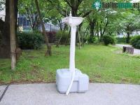 Ảnh Nhật Bản phát minh bồn rửa di động có thể mang theo mọi nơi