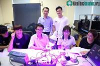 Ảnh Việt Nam chế tạo thiết bị chiếu sáng kích thích rau mầm lớn nhanh