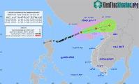 Ảnh Bão số 1 giật cấp 15, cách Móng Cái tỉnh Quảng Ninh khoảng 480km