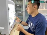 Ảnh Thạc sĩ Việt đã tạo thành công khung xương nhân tạo từ vỏ tôm và rong biển