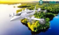 Ảnh "Xe buýt bay" trong phạm vi hoạt động 1.000km