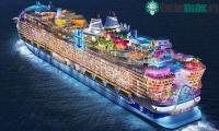 Ảnh Hoàn thiện siêu du thuyền lớn nhất thế giới, lớn hơn tàu Titanic 5 lần