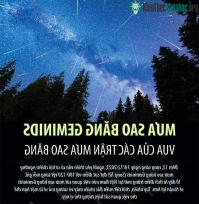 Ảnh Mưa sao băng Geminids - Vua của những trận mưa sao băng