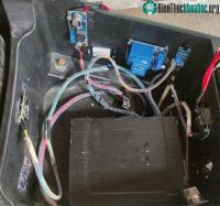 Ảnh Sinh viên chế thiết bị tự động chống cháy nổ ở xe máy