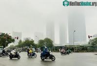 Ảnh Miền Bắc sương mù, mưa phùn kéo dài nhieeuf ngayf