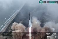 Ảnh SpaceX phóng thành công tên lửa Starship sau hai  lần thử thất bại