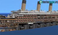 Ảnh Mặt cắt đã hé lộ thiết kế tàu Titanic trước khi gặp nạn