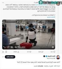 Ảnh Robot hình người đang hoạt động trong nhà máy của Tesla ra sao?