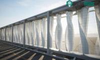 Ảnh Hàng rào turbine gió xoắn có công suất 2.200 kW điện/năm