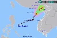 Ảnh Bão số 2 đi vào Vịnh Bắc Bộ đêm nay, miền Bắc xuất hiện mưa lớn
