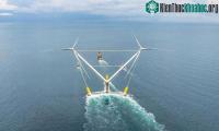 Ảnh Giàn turbine gió kép mạnh nhất thế giới của Trung Quốc ra khơi